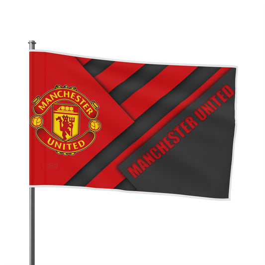 Manchester United Futbol soccer World Champions High Definition Print Flag