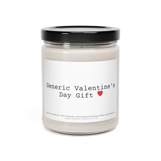 Generic Valentine's Day Gift Scented Soy Candle 9oz