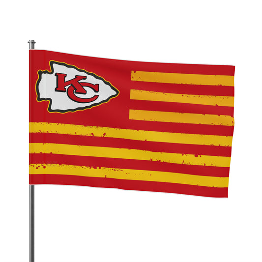 Kansas City Chiefs World Champions High Definition Print Flag Football