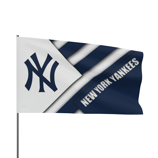 New York Yankees Baseball World Champions High Definition Print Flag MLB