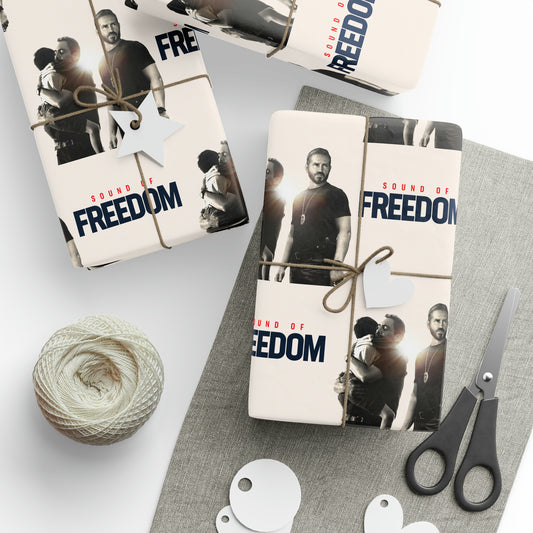 Sound of Freedom Movie Birthday Gift Present Wrapping Paper MAGA