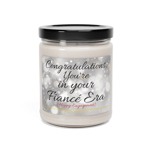 Congratulations You're in your Fiancé Era Scented Soy Candle Valentine's Day 9oz Engagement Gift
