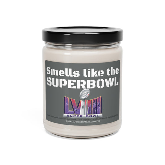 Smells like the Superbowl Gameday Sunday Scented Soy Candle 9oz