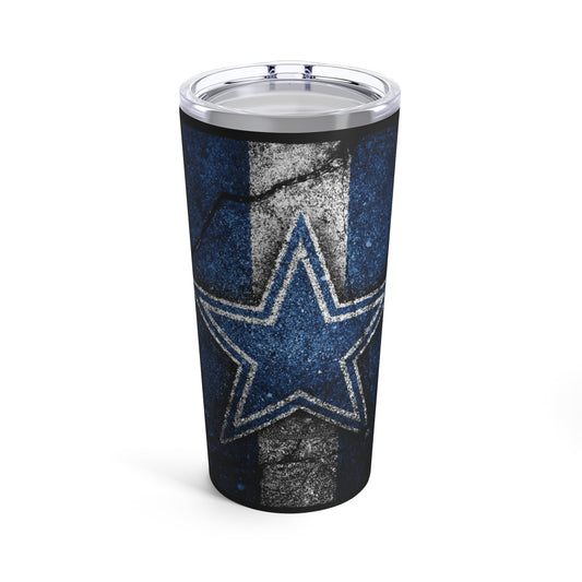 Dallas Cowboys Star Tumbler 20oz* NFL Texas Travel Cup with lid