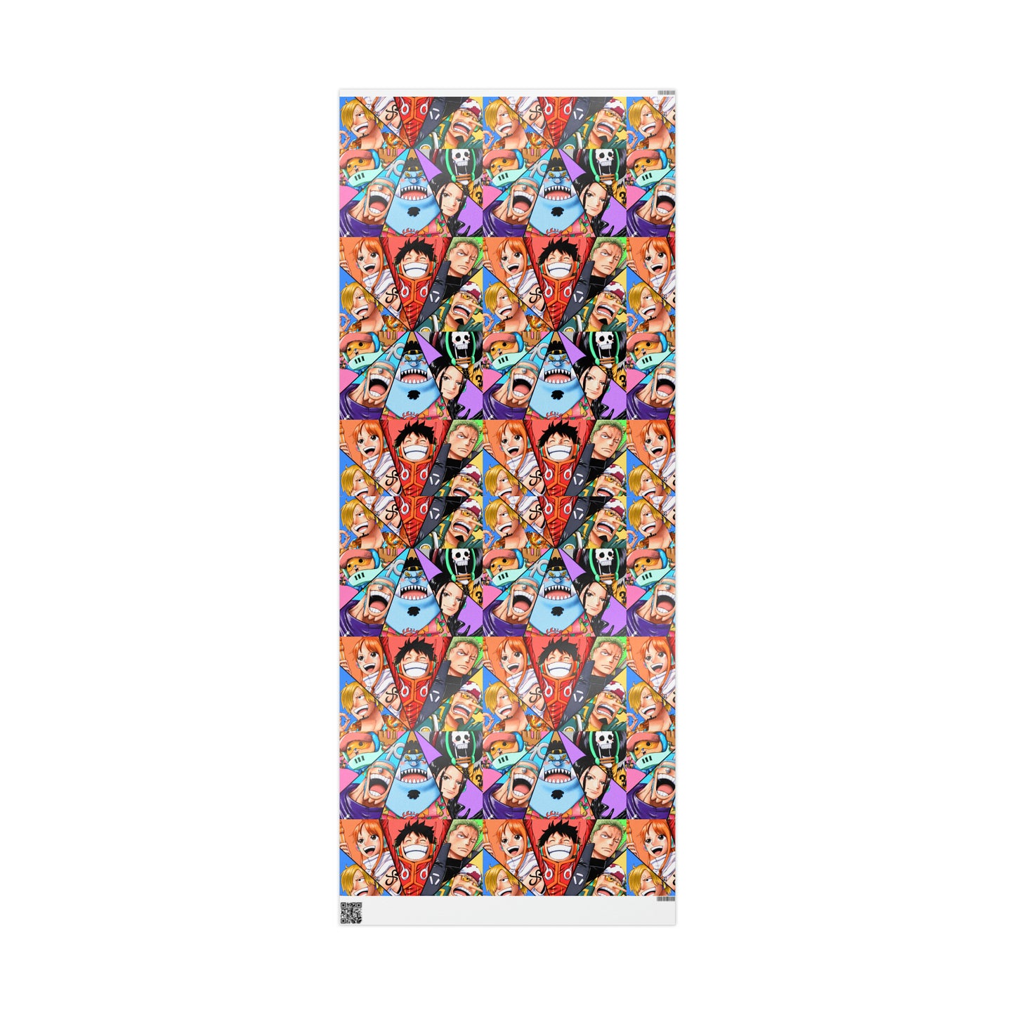 One Piece Anime Cartoon Birthday Gift Wrapping Papers