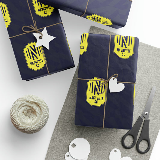 Nashville FC MLS Birthday Gift Wrapping Paper Soccer Holiday
