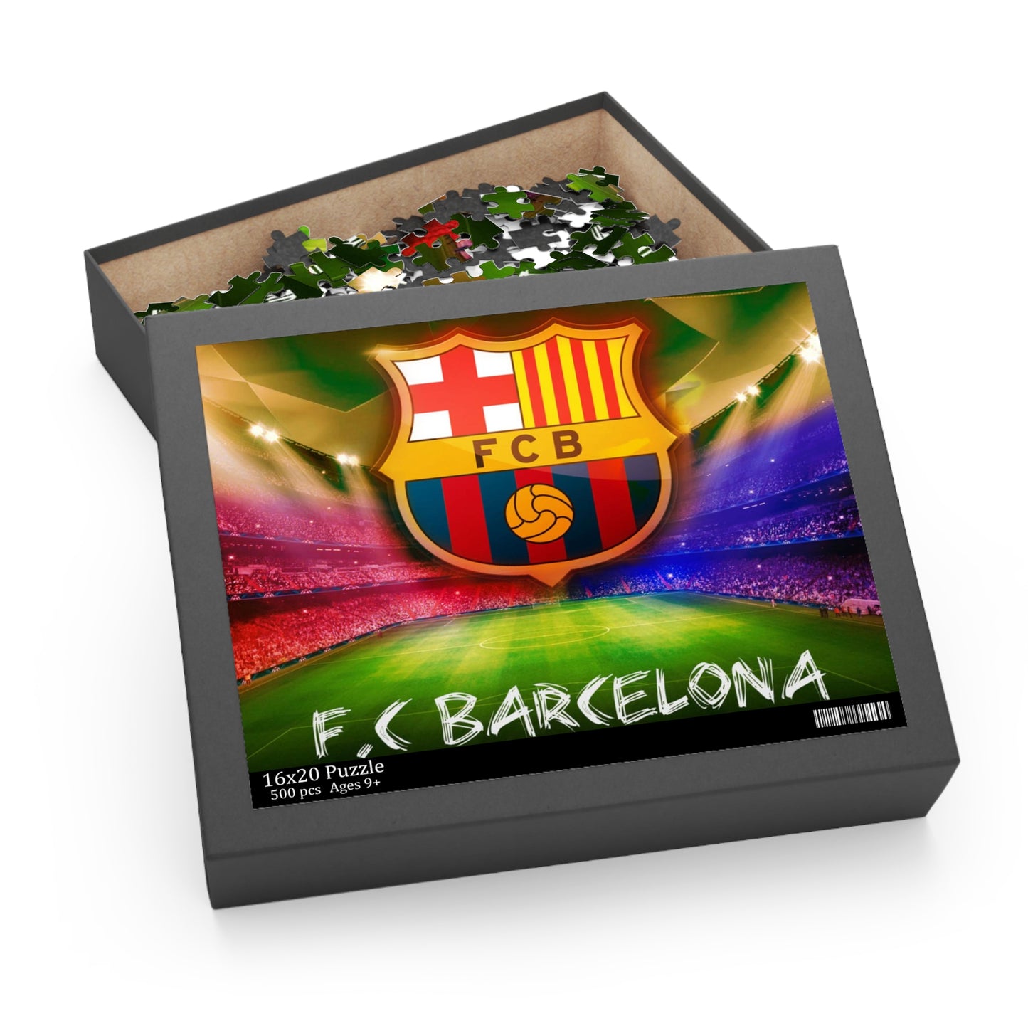 F.C. Barcelona Thick Puzzle (252 or 500 Piece) High Quality Game