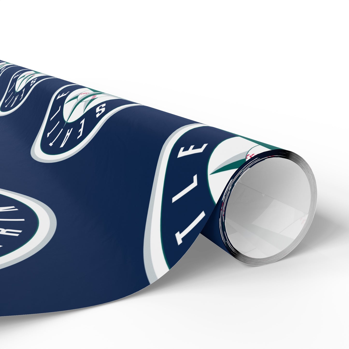 Seattle Mariners Baseball MLB Birthday Gift Wrapping Paper Holiday