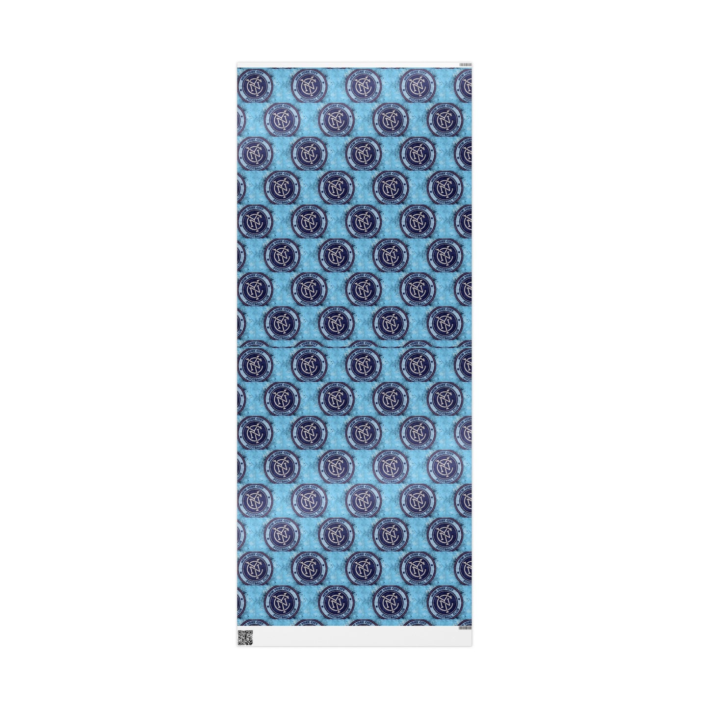 New York City FC MLS Birthday Gift Wrapping Paper Soccer Holiday