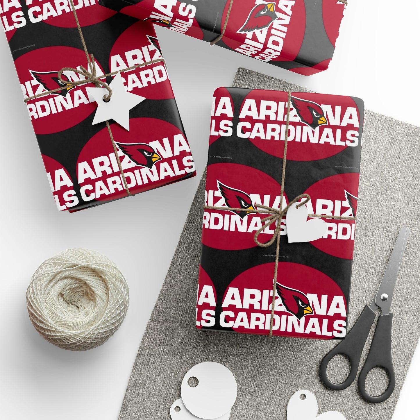 Arizona Cardinals NFL Football Birthday Graduation Gift Wrapping Paper Holiday