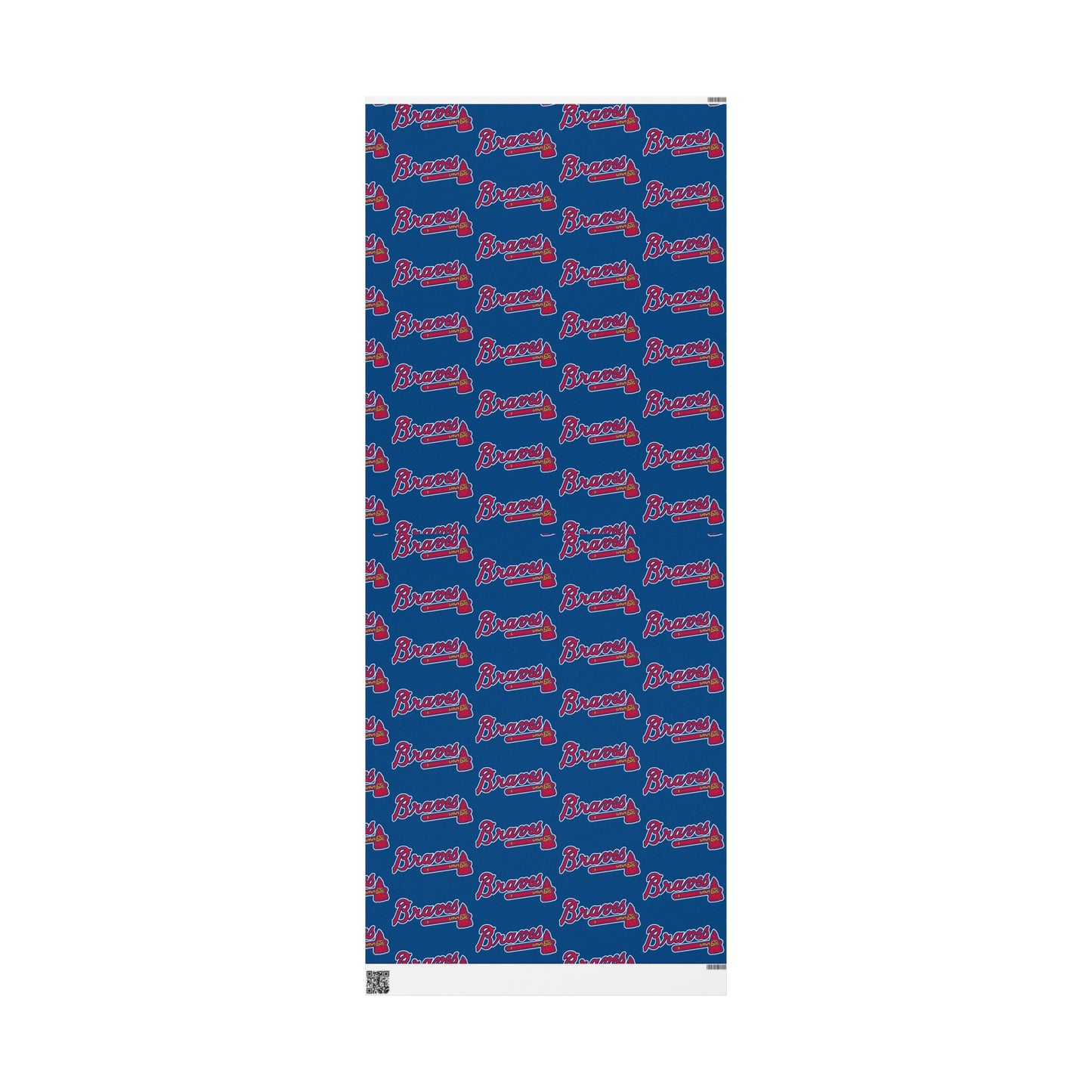 Atlanta Braves Baseball MLB Birthday Gift Wrapping Paper Holiday