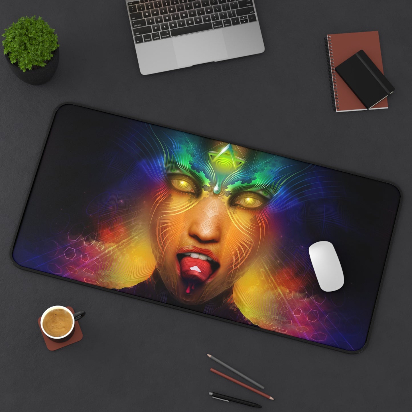 Trippy Acid High Definition Game Home Video Game PC PS Desk Mat Mousepad