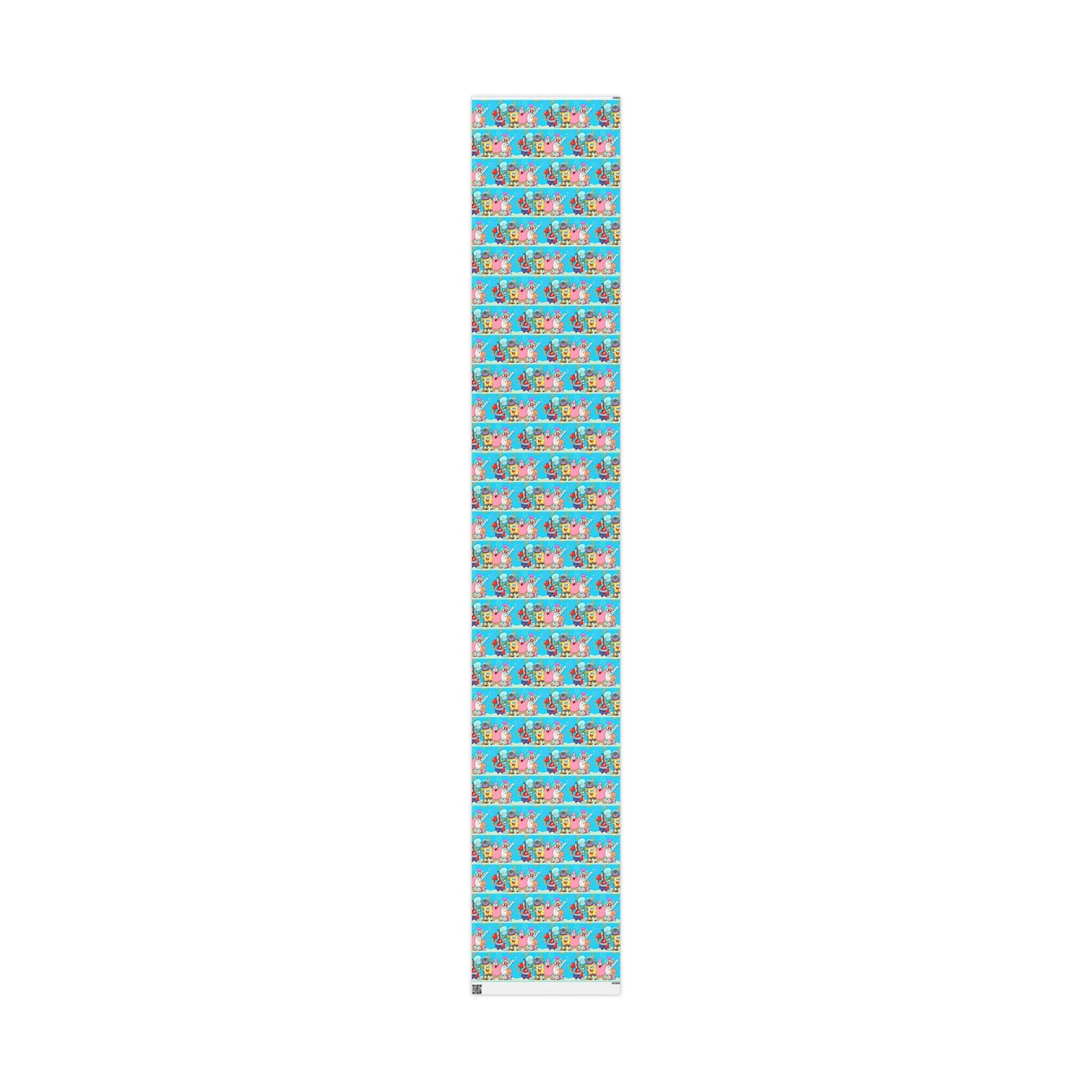 SpongeBob SquarePants Main Characters Birthday High Def Gift Wrapping Paper