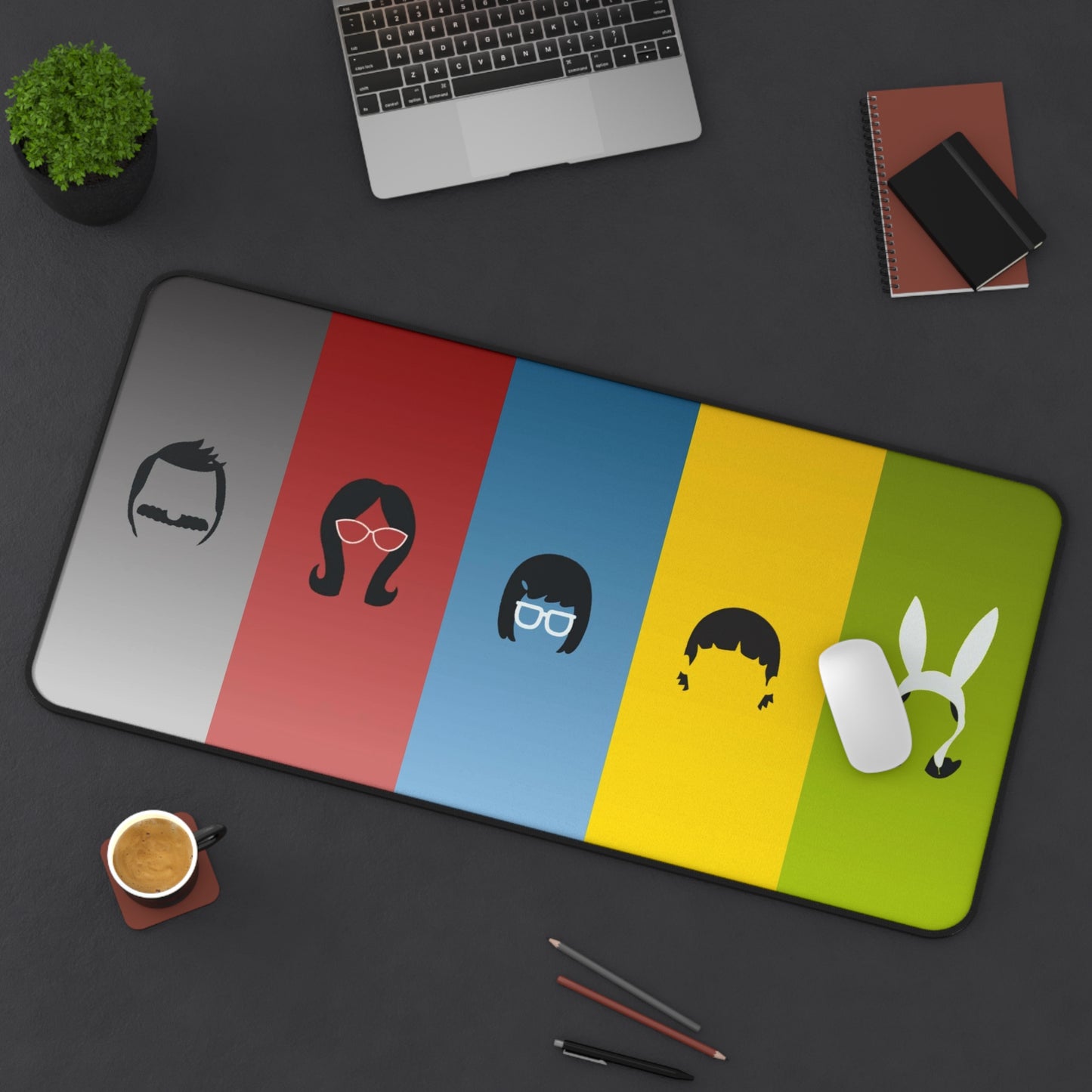 Bobs Burgers Cartoon PC PS High Definition Video Game Desk Mat Mousepad