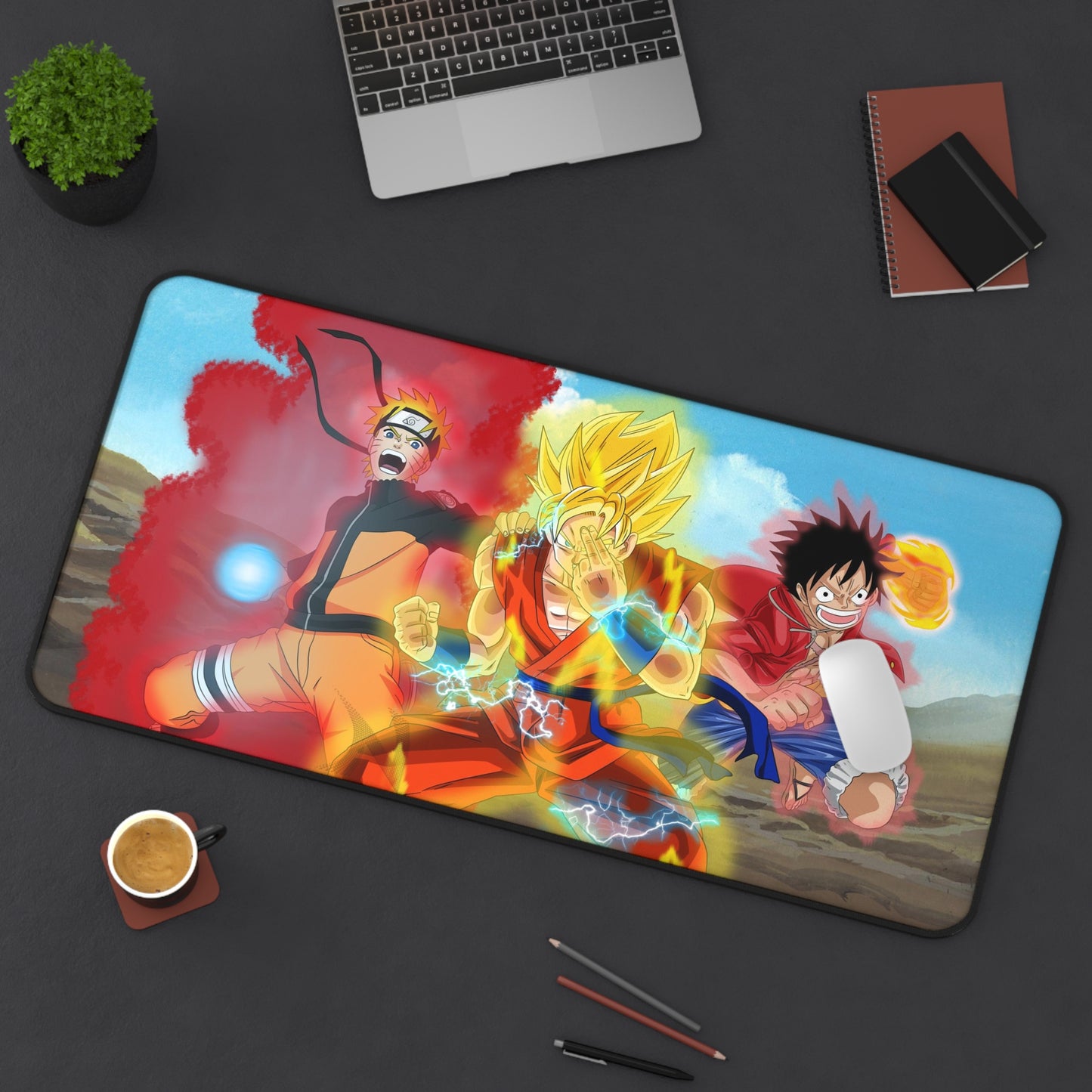 Goku Naruto Monkey Anime Piece Cartoon High Definition PC Desk Mat