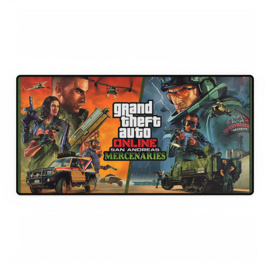 GTA 5 Online San Andreas High Definition PC PS Video Game Desk Mat