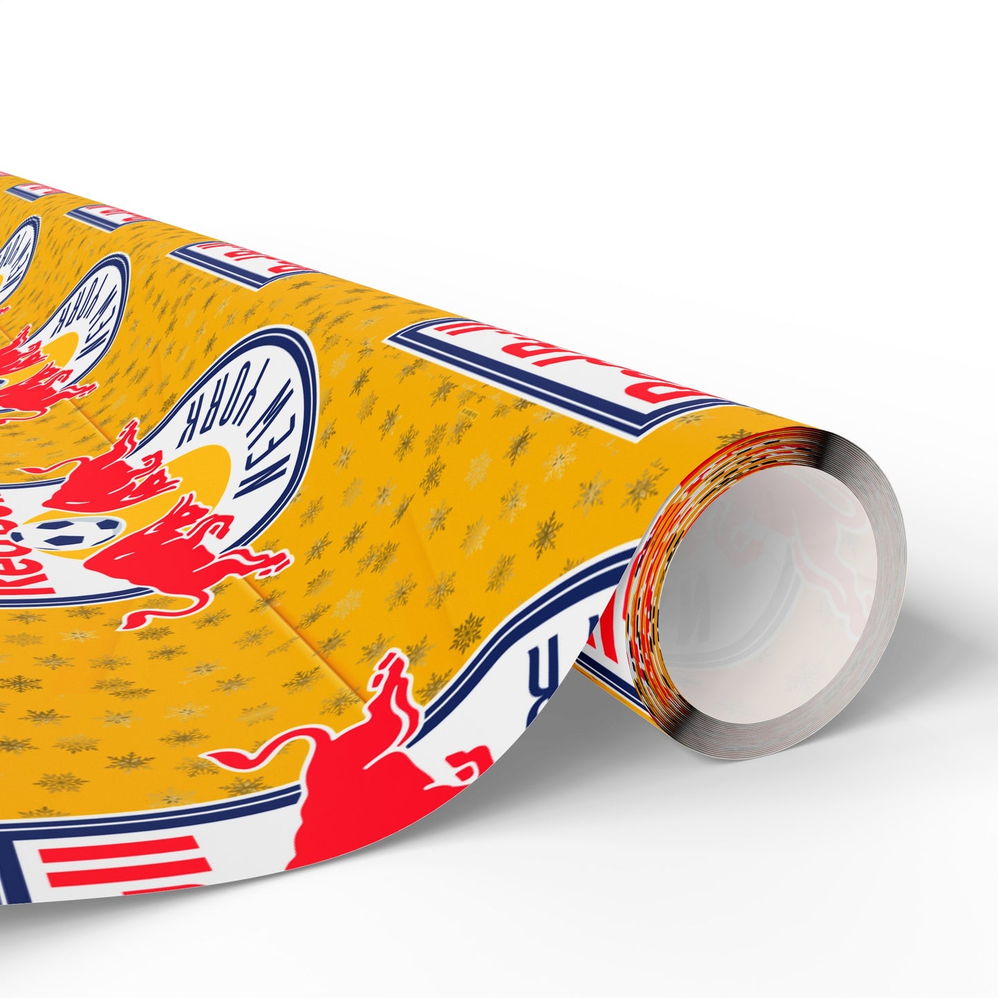 New York Red bulls MLS Birthday Gift Wrapping Paper Soccer Holiday