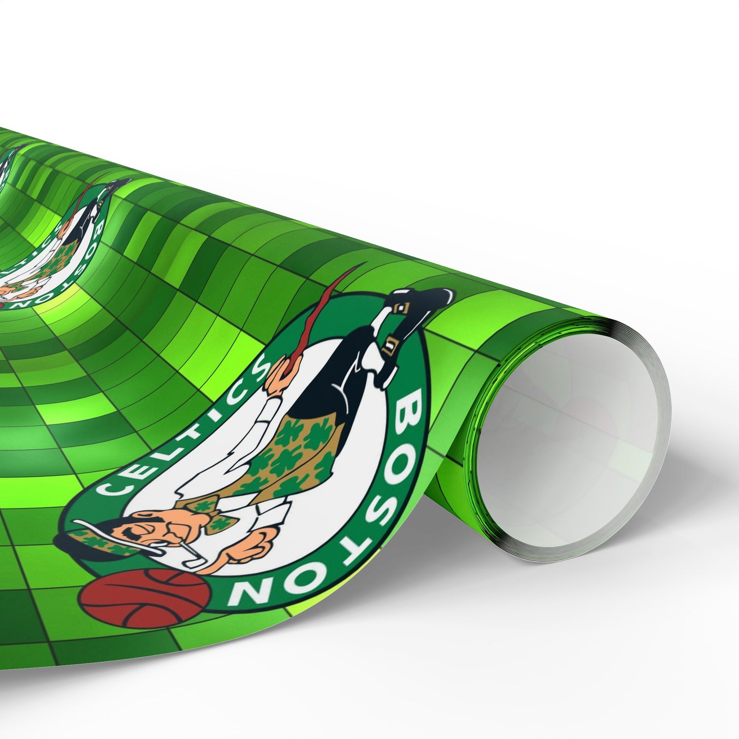 Boston Celtics NBA Birthday Gift Wrapping Paper Basketball Holiday