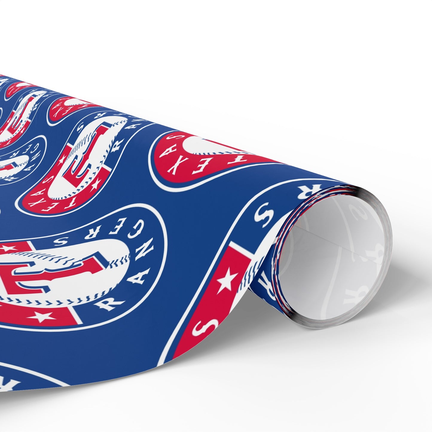 Texas Rangers Baseball MLB Birthday Gift Wrapping Paper Holiday