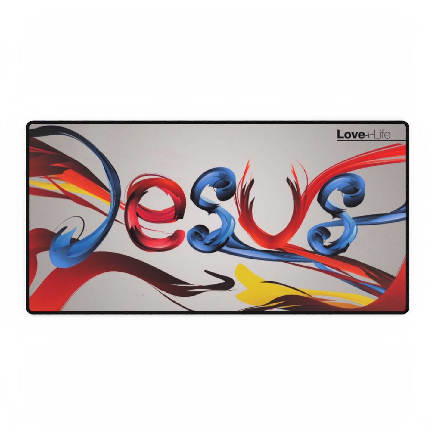 Jesus Paint religious Spiritual Faith Christian High Definition Desk Mat Mousepad