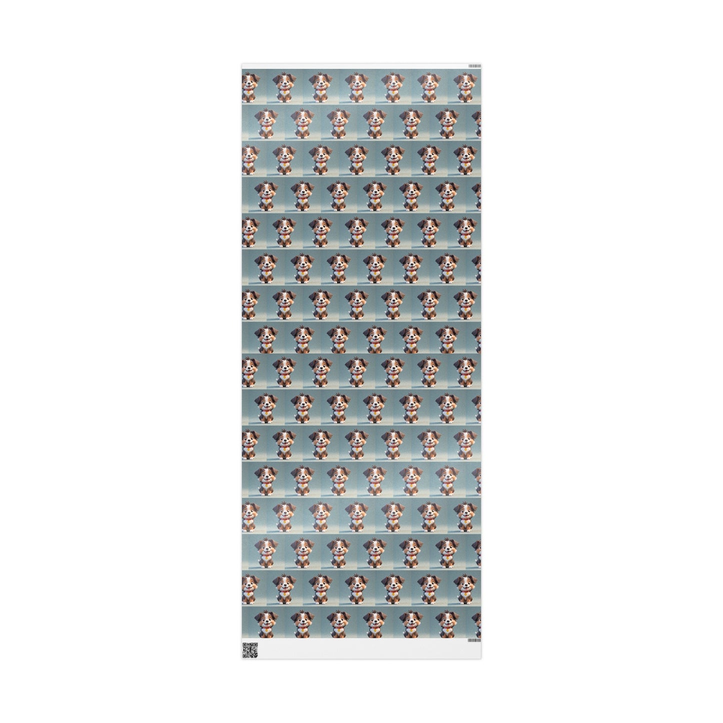 Australian Shepard Gray Birthday Gift Present Holiday Wrapping Paper Dog