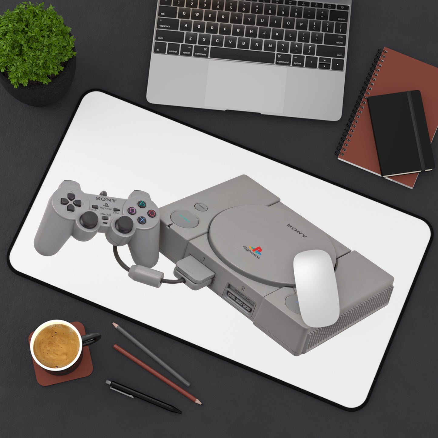 PS1 High Definition Game Office Video Game PC Playstation Desk Mat Mousepad