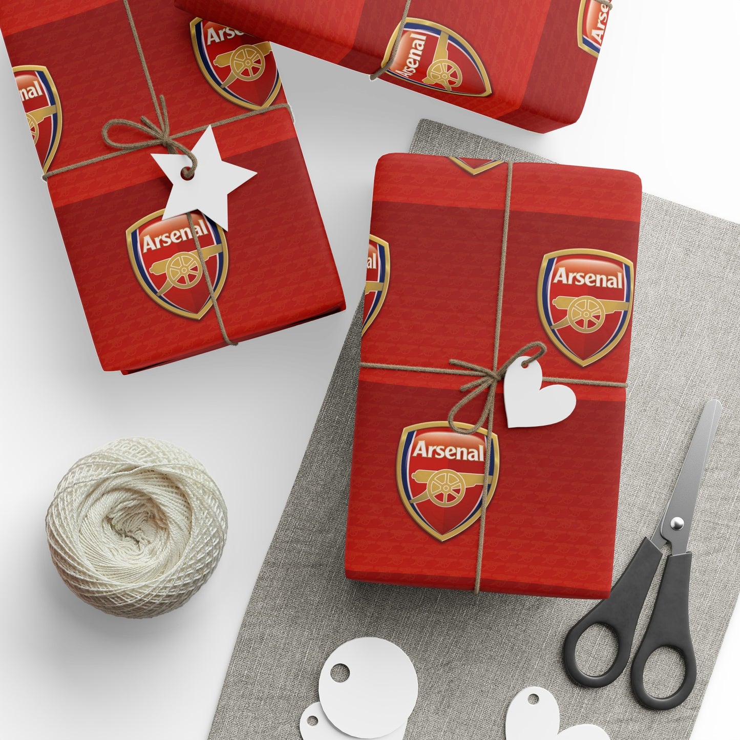 Arsenal F.C. Football Birthday Gift Wrapping Papers Holiday Sports