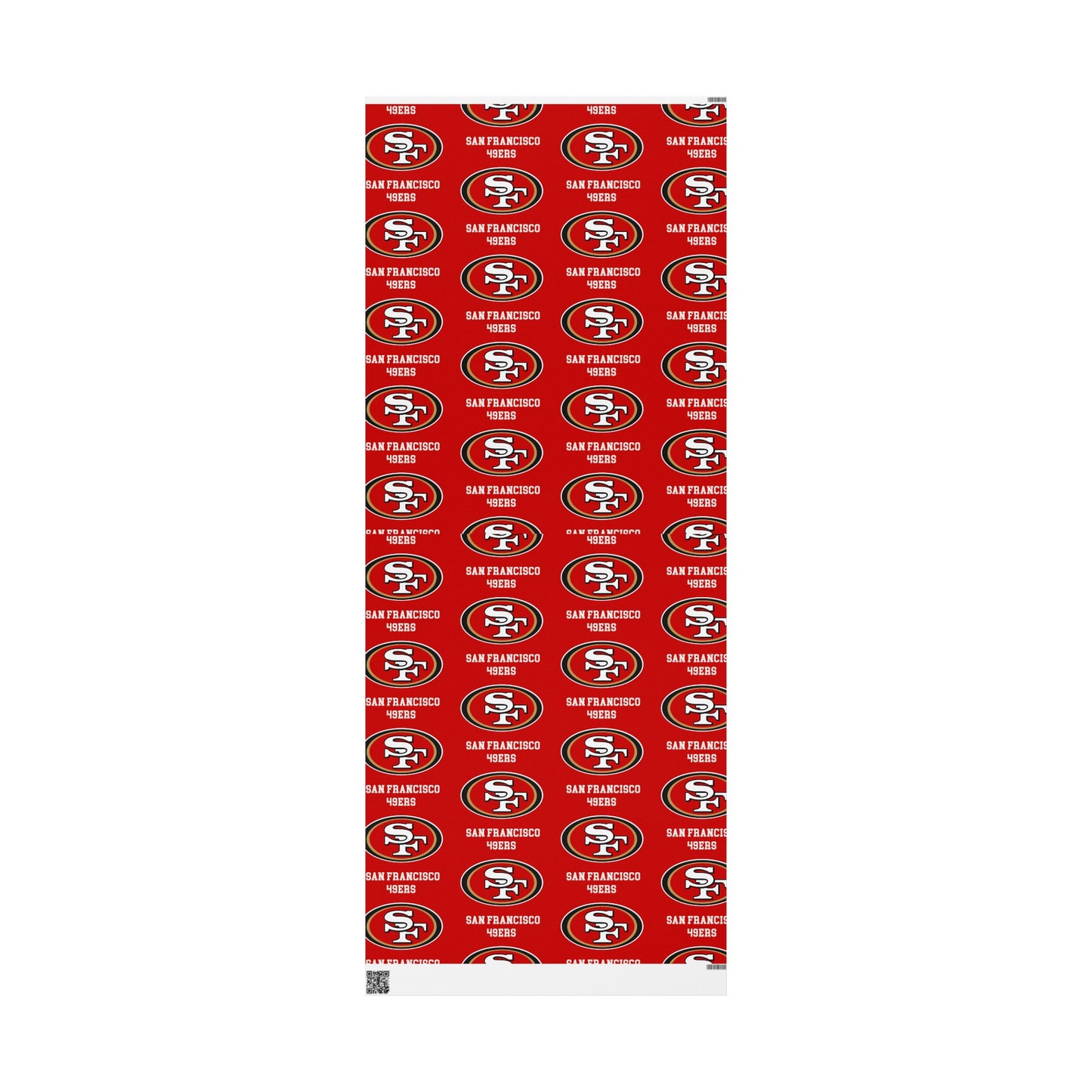 San Francisco 49ers Red NFL Football Birthday Gift Wrapping Papers Holiday