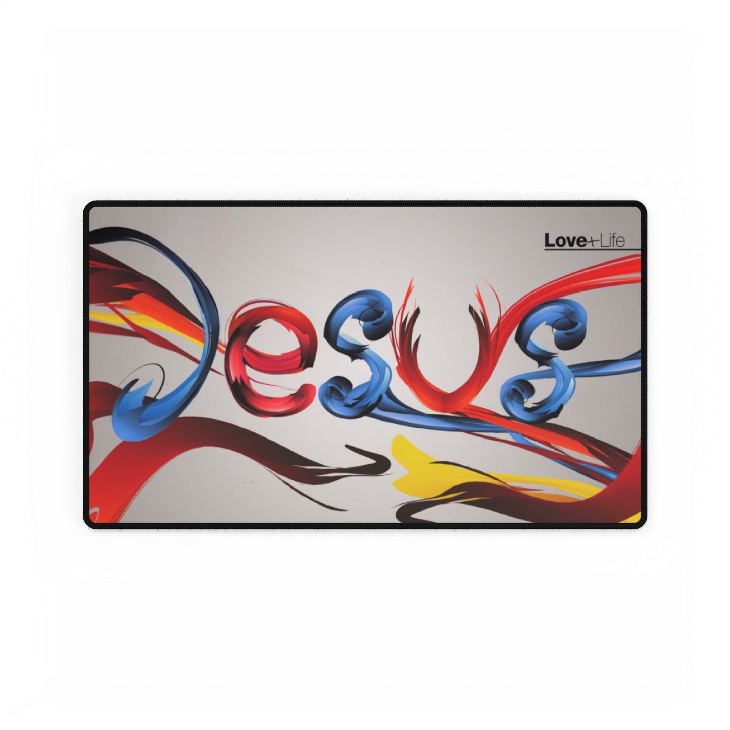 Jesus Paint religious Spiritual Faith Christian High Definition Desk Mat Mousepad