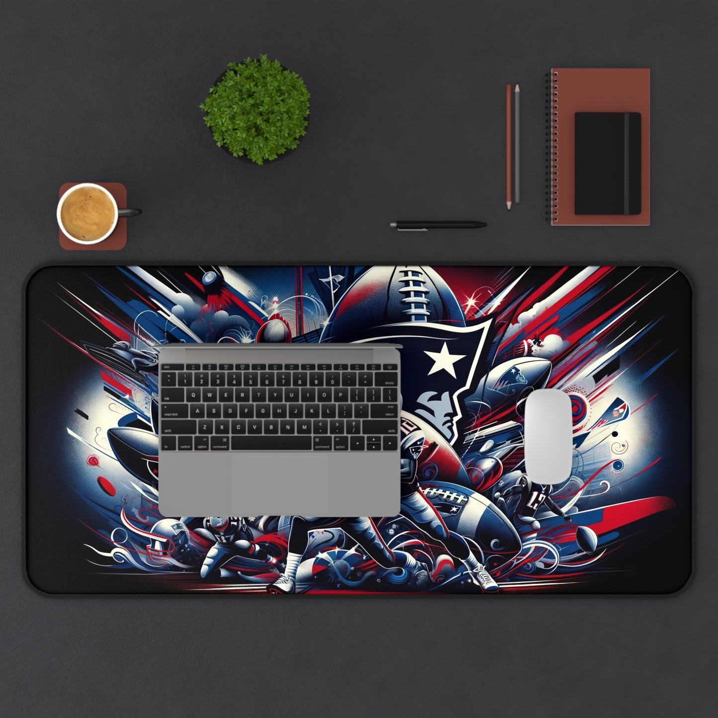 New England Patriots NFL Football High Definition PC Desk Mat Mousepad