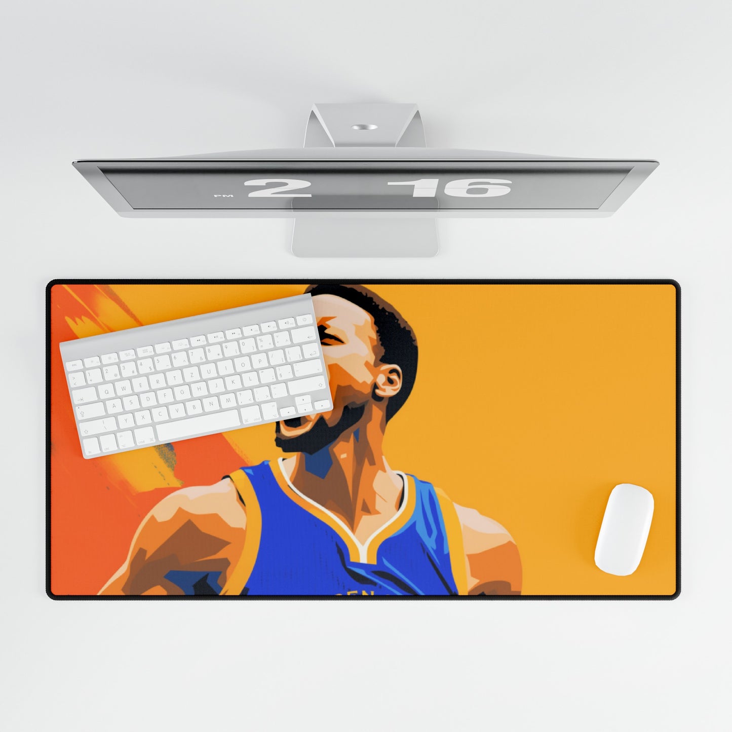Steph Curry Golden State Warriors High Definition Desk Mat Curry Mousepad