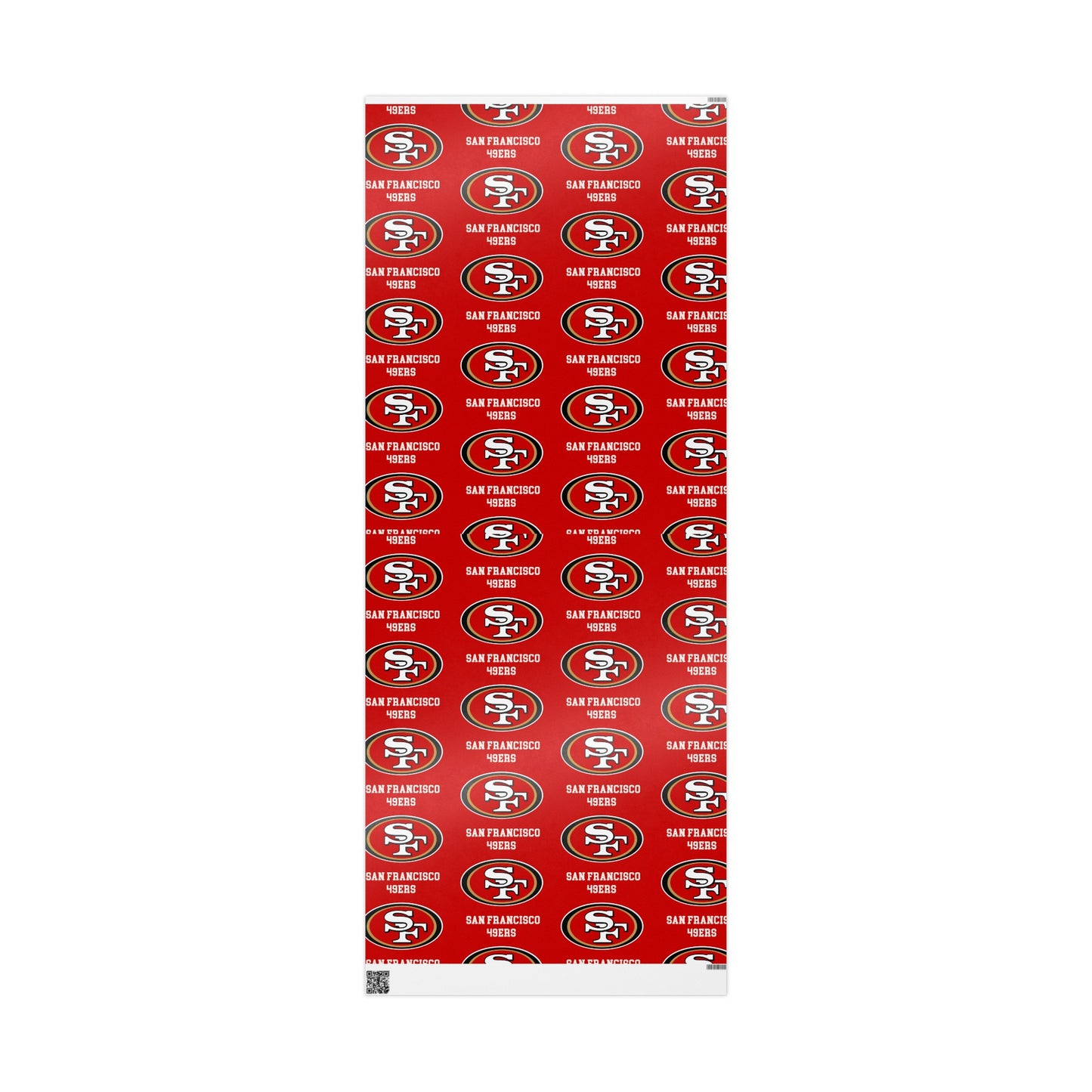 San Francisco 49ers Red NFL Football Birthday Gift Wrapping Papers Holiday