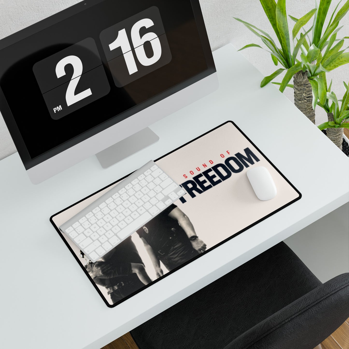 Sound of Freedom Stop Child Trafficking MAGA American Desk Mats Mousepad