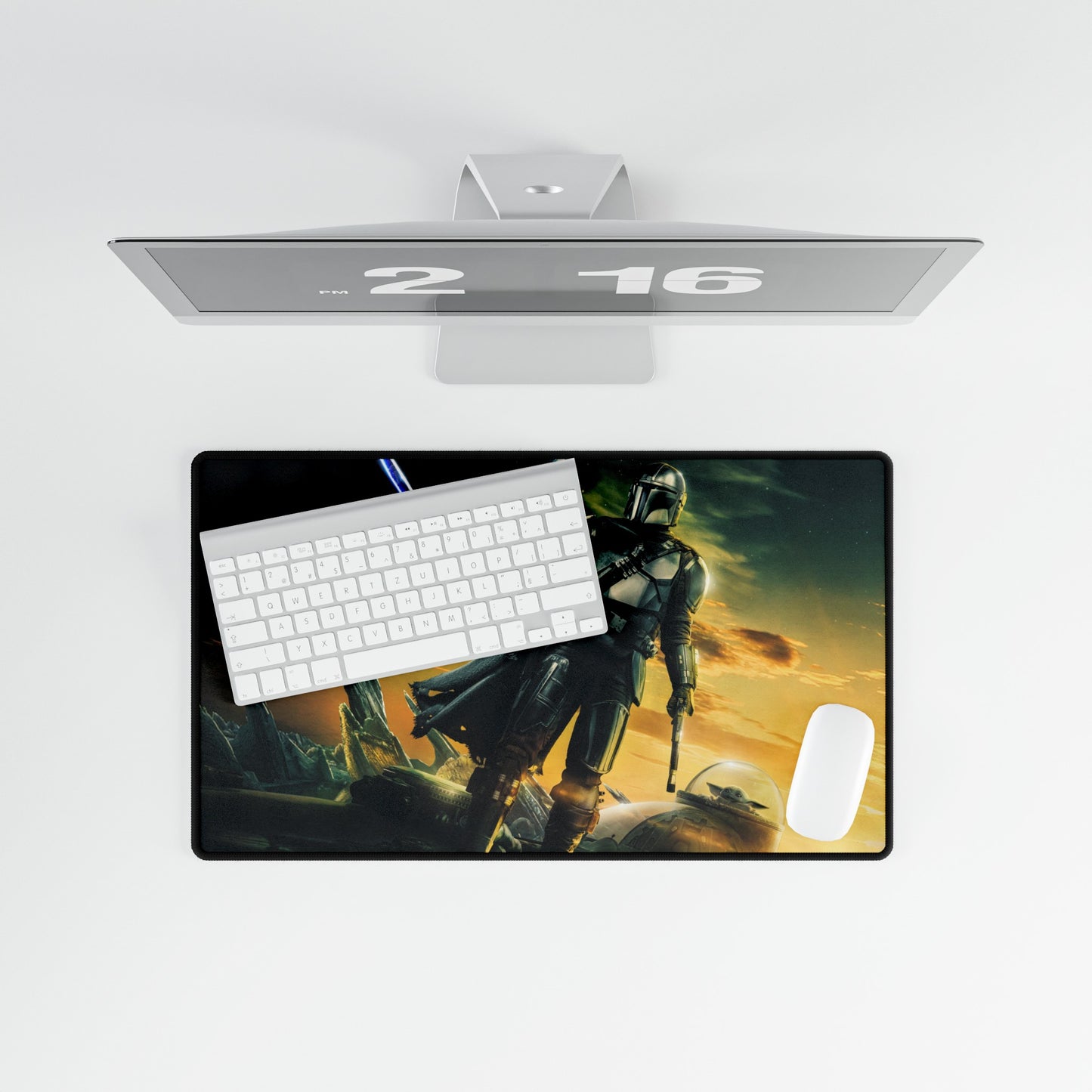 Star Wars Mandalorian High Definition PC PS Video Game Desk Mat Mousepad