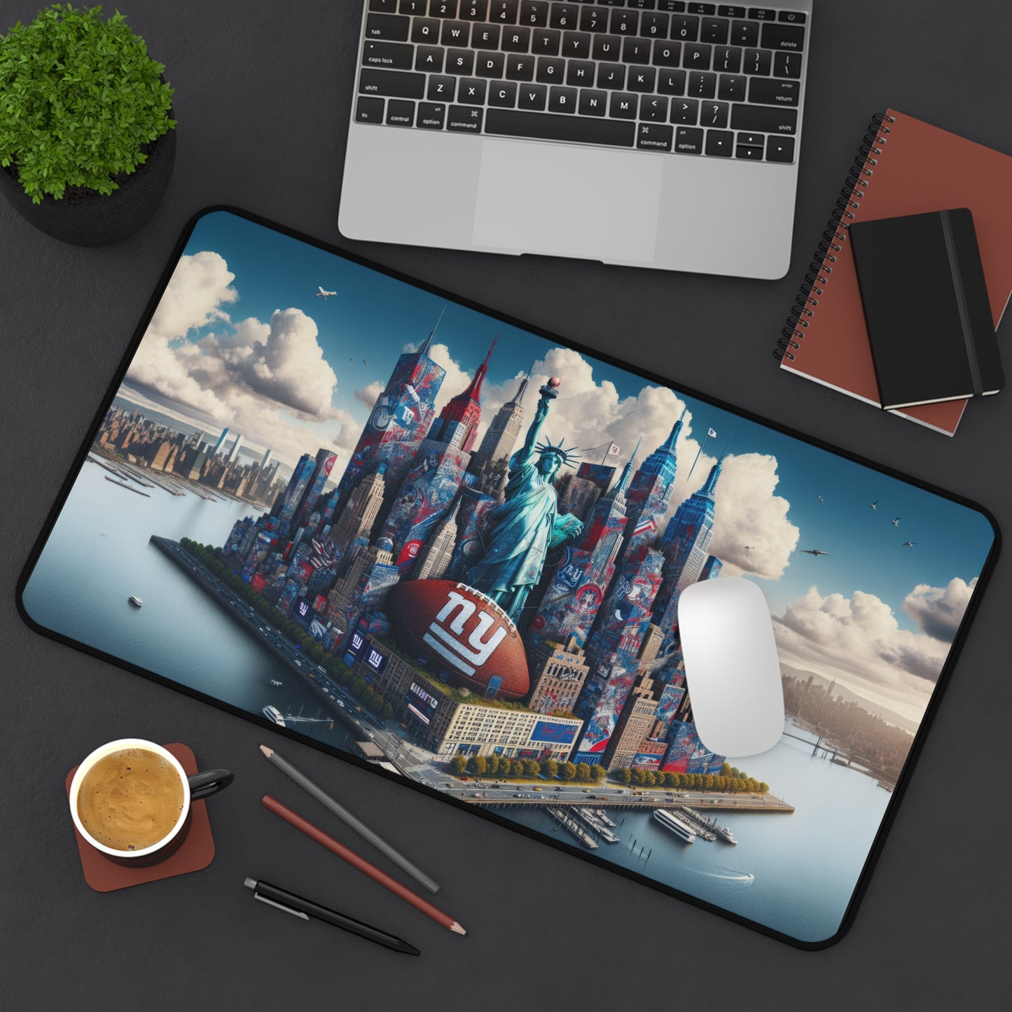 New York Giants Big Cityscape NFL Football High Definition PC Desk Mat Mousepad