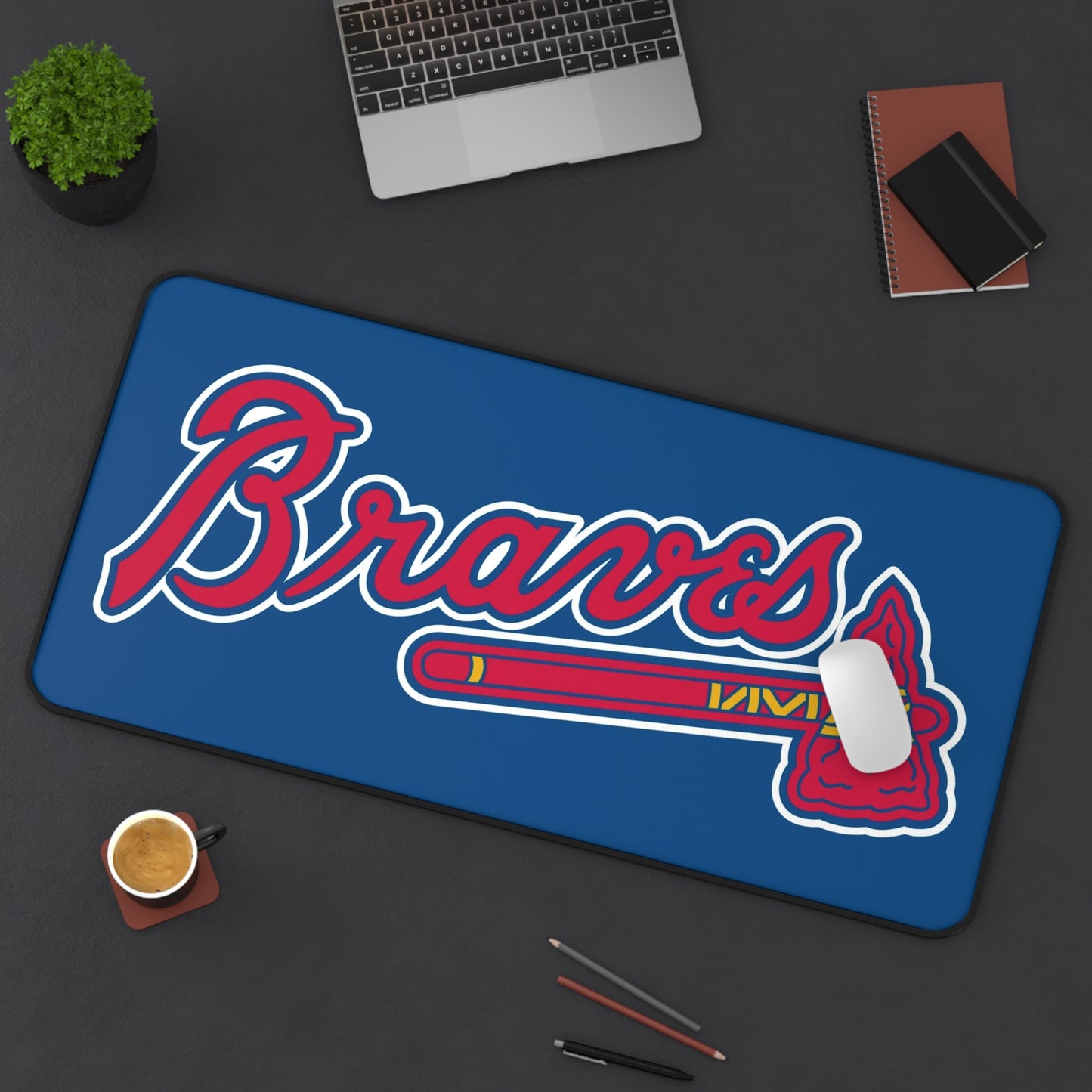 Atlanta Braves MLB Baseball High Definition Desk Mat Mousepad