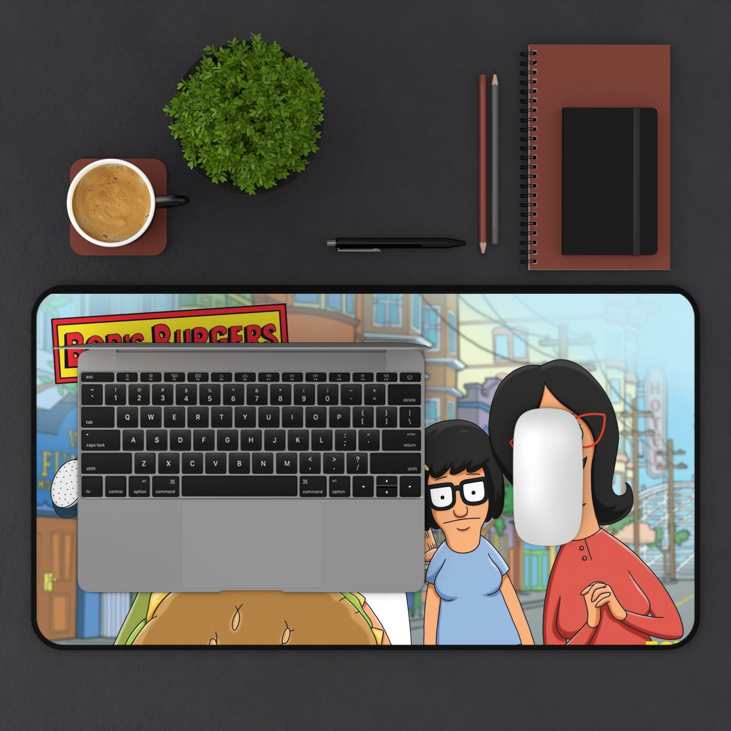 Bobs Burgers Cartoon PC PS High Definition Video Game Desk Mat Mousepad