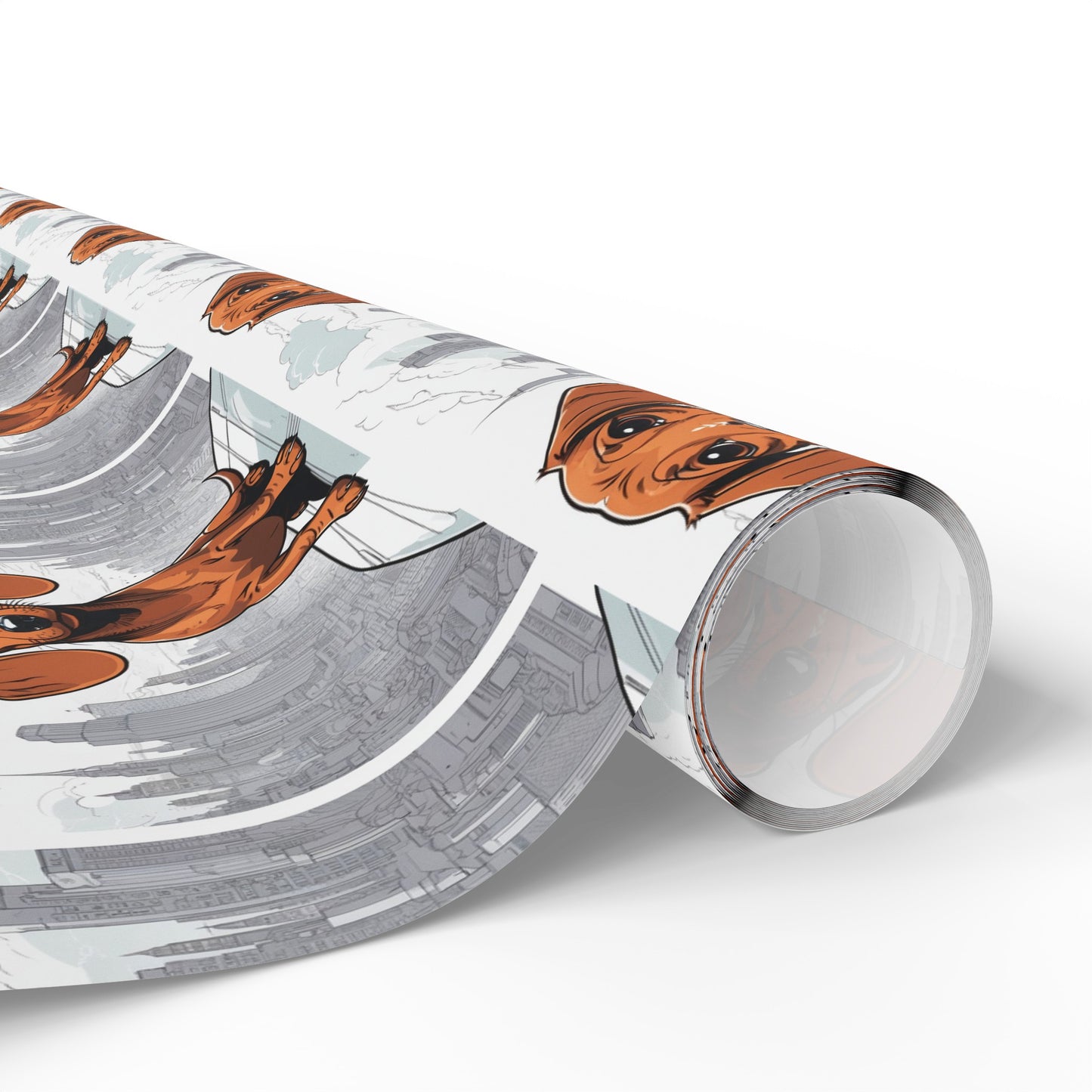 Dachshund in the city Weiner Dog Birthday Gift Present Holiday Wrapping Paper