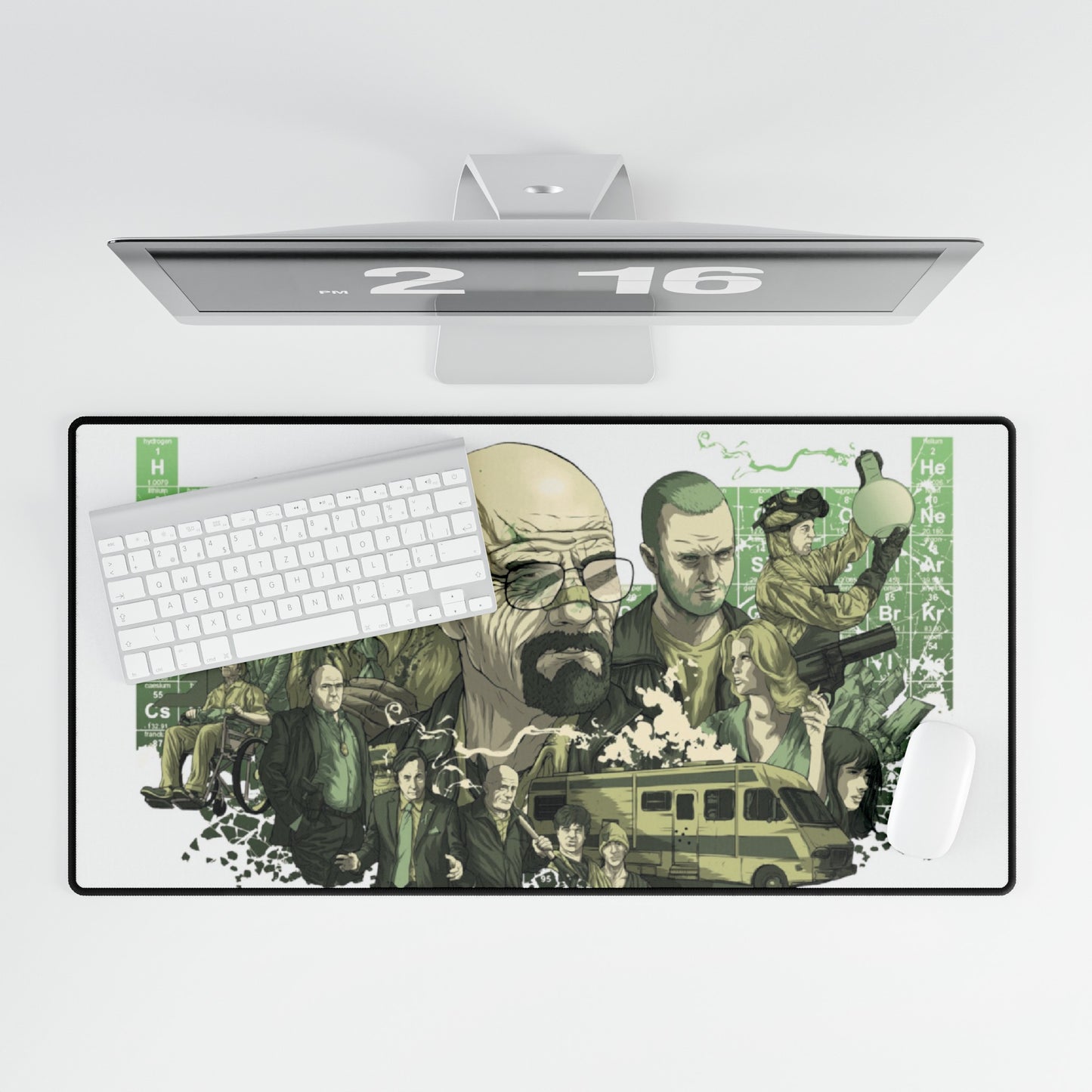 Breaking Bad Heisenberg Walter White High Definition PC PS Video Game Desk Mat Mousepad