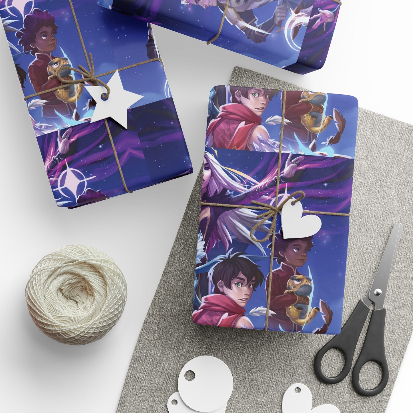 Dragon Prince Main Characters Birthday High Def Gift Wrapping Paper