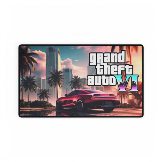 GTA 6 High Definition PC PS Video Game Desk Mat Mousepad