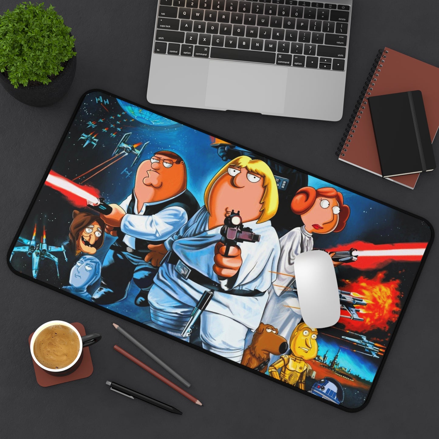 Family Guy Star wars Cartoon PC PS High Definition Video Game Desk Mat Mousepad