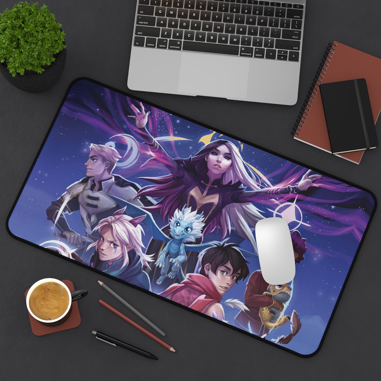 Dragon Prince cartoon PC PS High Definition Video Game Desk Mat Mousepad