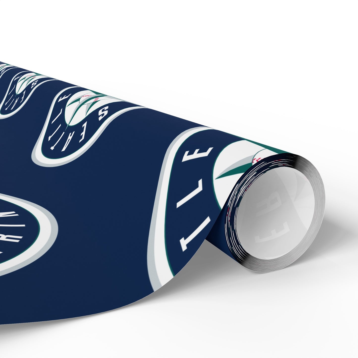 Seattle Mariners Baseball MLB Birthday Gift Wrapping Paper Holiday