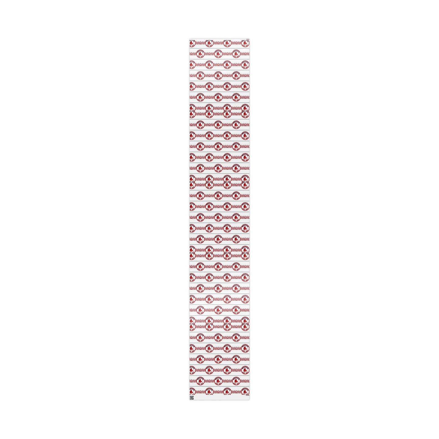 Boston Red Sox Baseball Birthday Gift Wrapping Paper Holiday