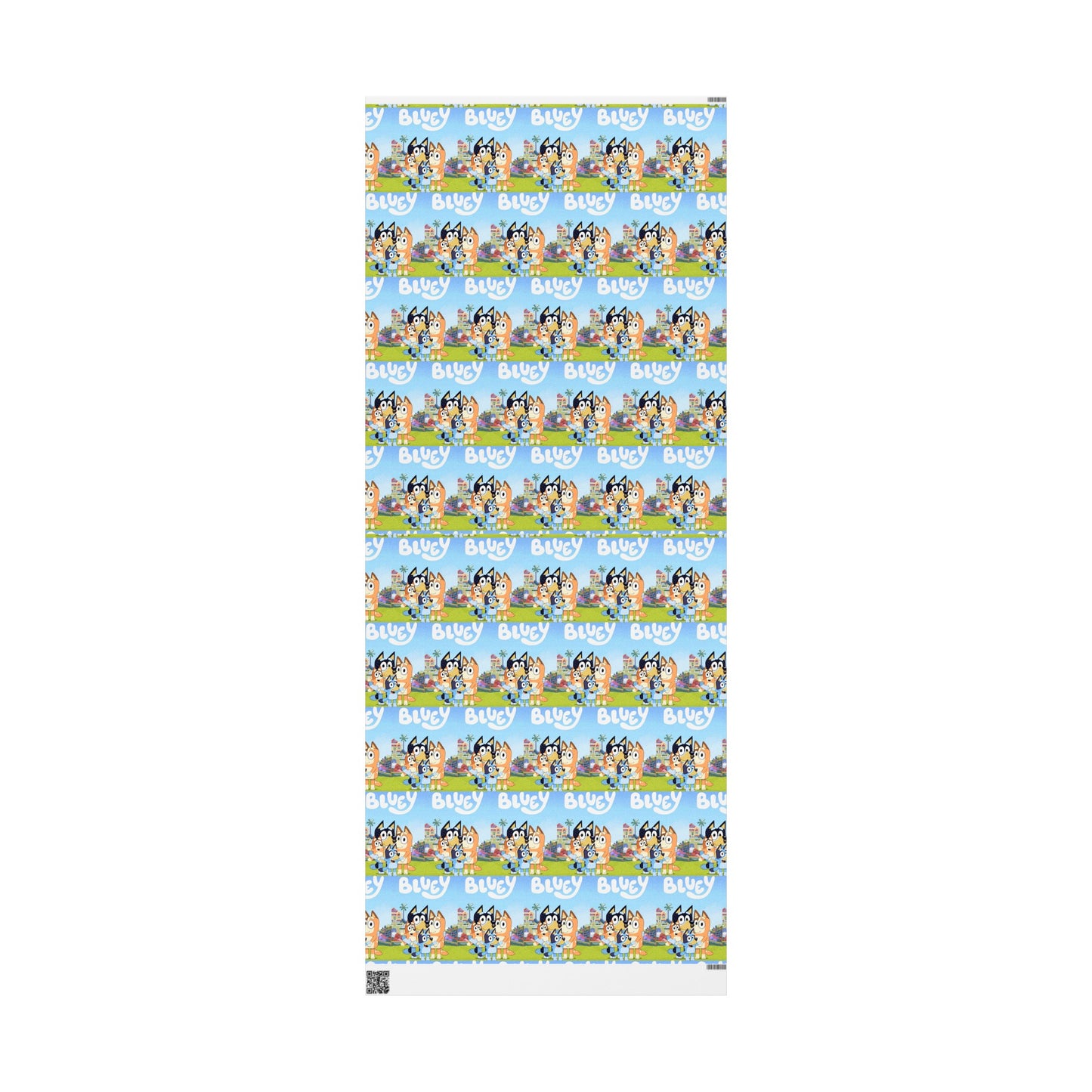 Bluey Childrens TV Show Cartoon Birthday High Def Gift Wrapping Paper