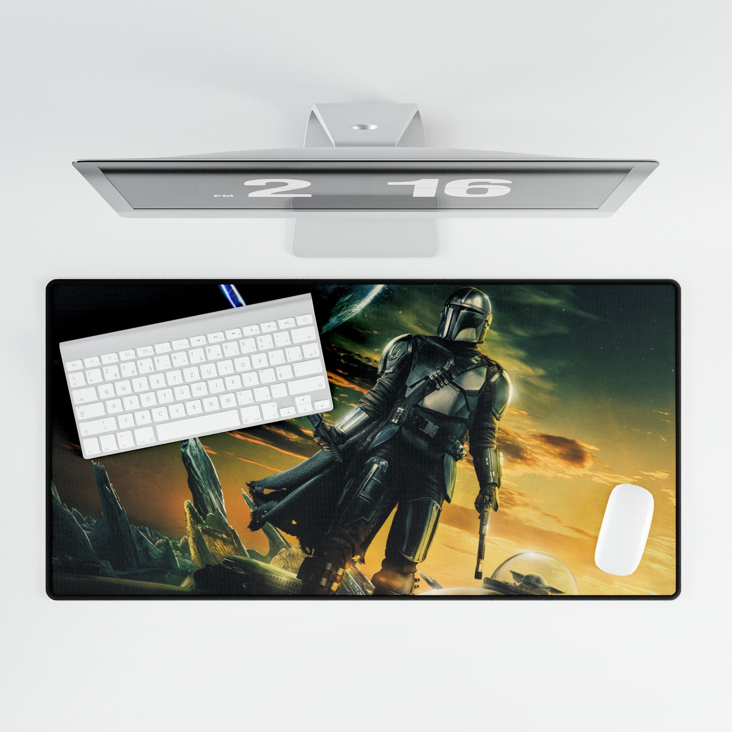 Star Wars Mandalorian High Definition PC PS Video Game Desk Mat Mousepad