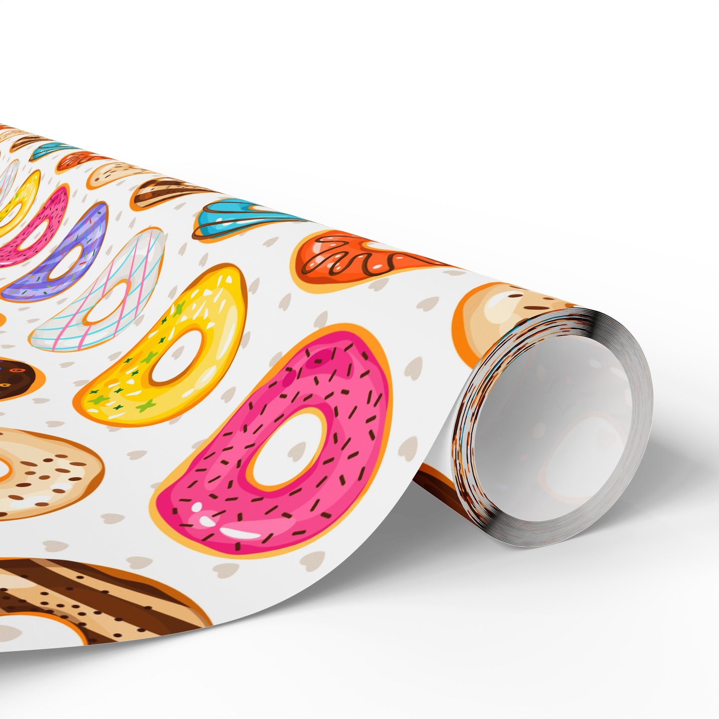 Donut Variety High Definition Happy Birthday Gift Present Holiday Wrapping Paper