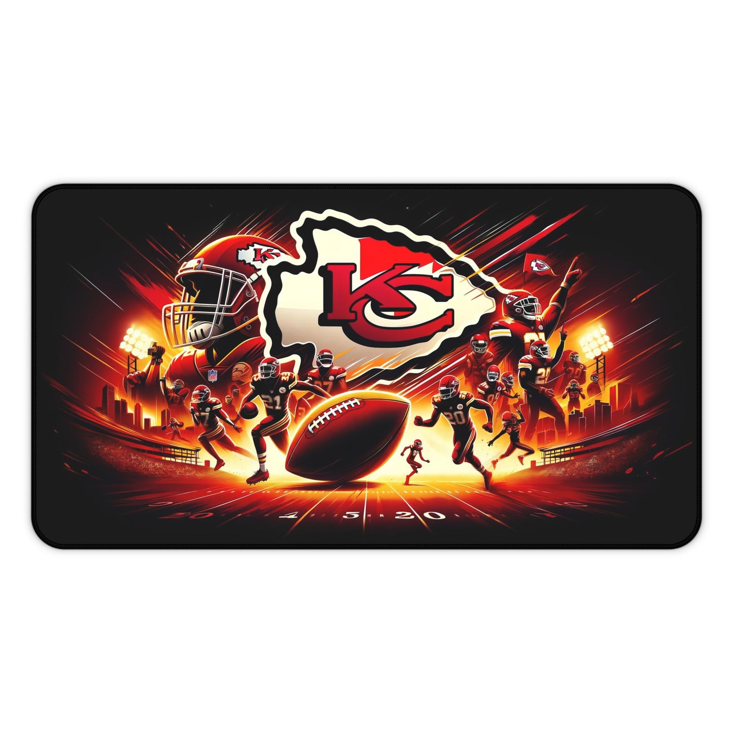 Kansas City Chiefs NFL Football High Definition PC Desk Mat Mahomes Kelce