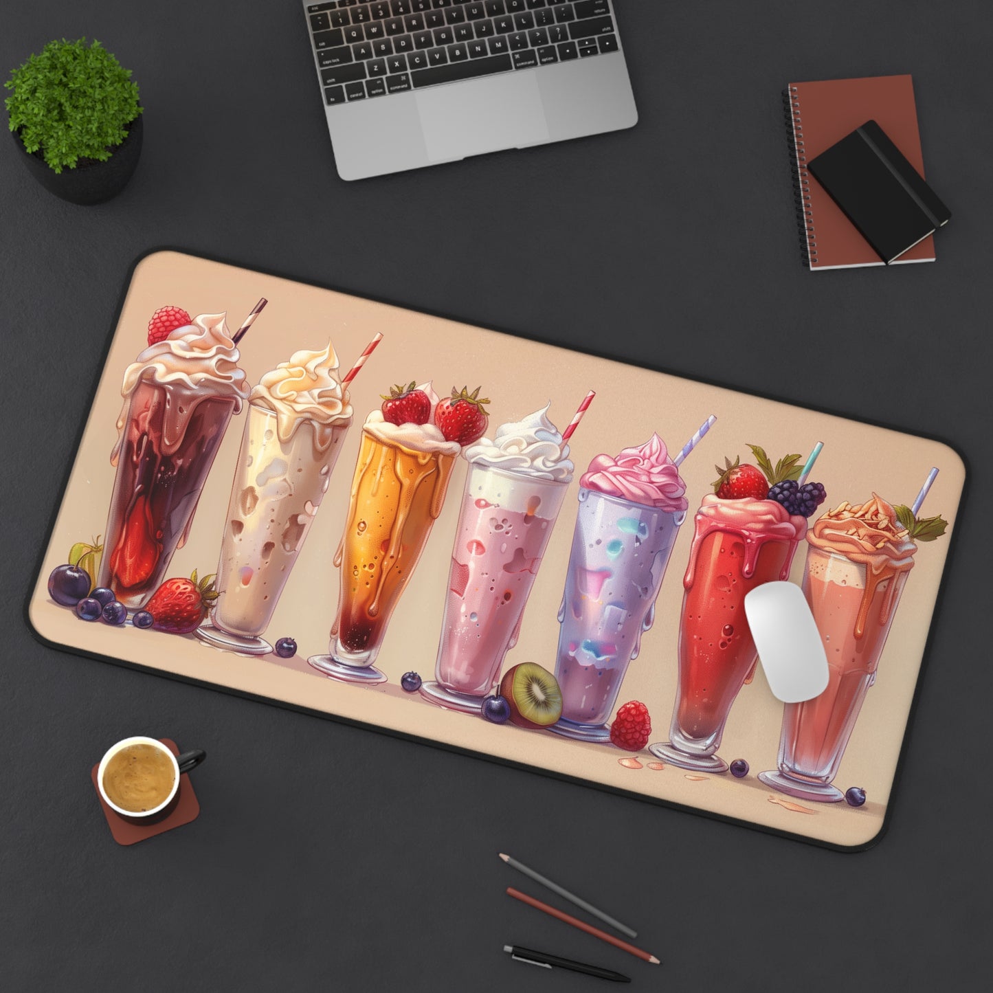 Ice Cream Sundaes Cartoon High Definition Desk Mat Mousepad